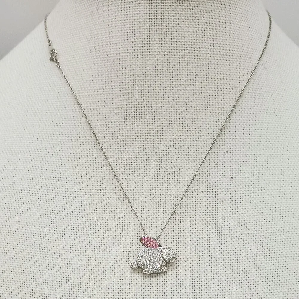 925 AU Bunny Rabbit Necklace 18